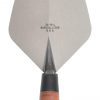 Marshalltown 34-12 Brick Trowel Wide London Pattern-Leather Hdl - Image 4