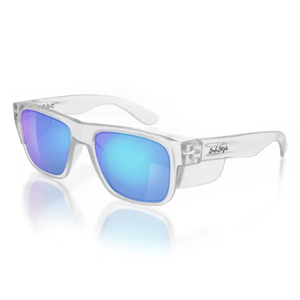 SafeStyle Fusions Clear Frame/Mirror Blue Polarised