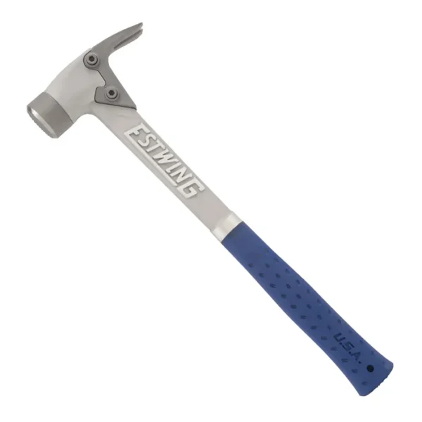 Estwing 14 Oz Blue Vinyl Grip Aluminum Hammer With Milled Face