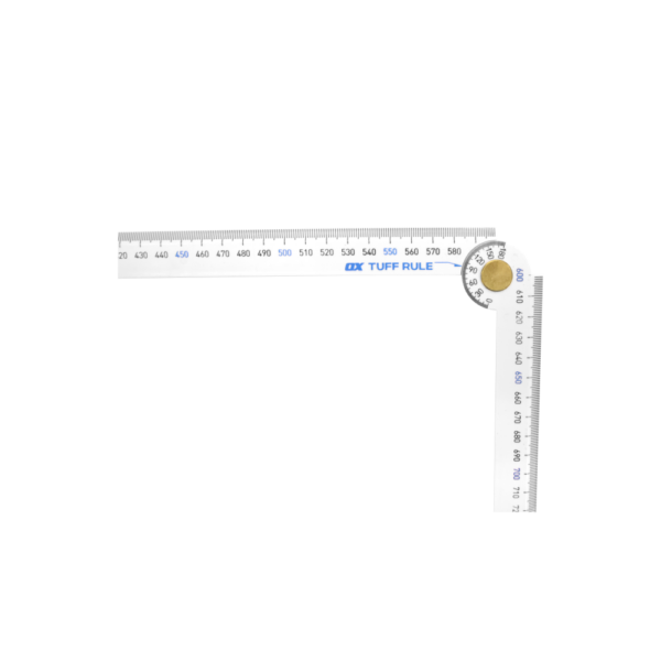 OX Pro Metric Tuff Rule - White | Brick Gauge - Image 5