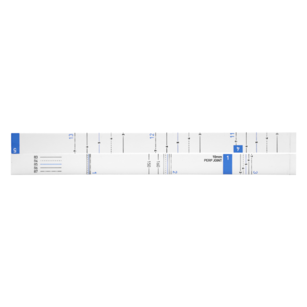 OX Pro Metric Tuff Rule - White | Brick Gauge - Image 3