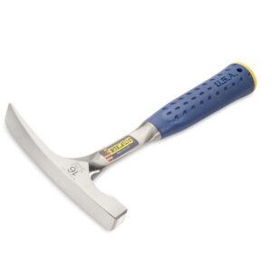 Estwing 16 Oz Bricklayer / Mason's Hammer With Blue Grip & Patented End Cap